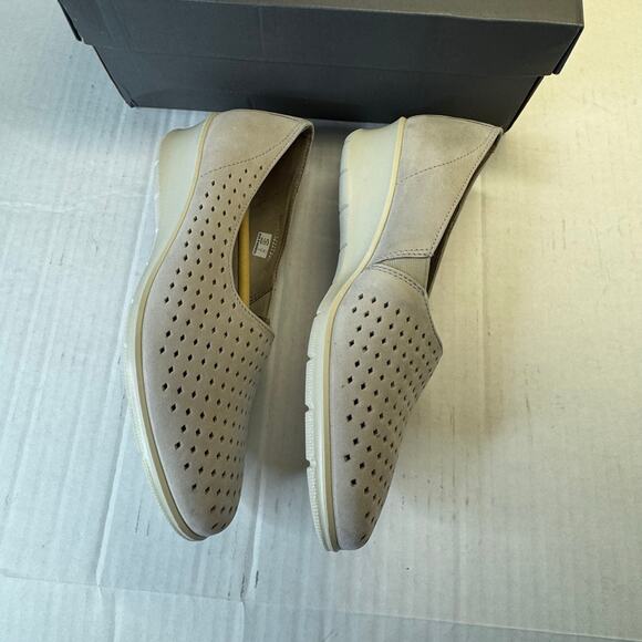 ECCO Felicia Women’s Summer Slip On Shoes Gray Perforated NEW EU41 US10-10.5 - Picture 10 of 11